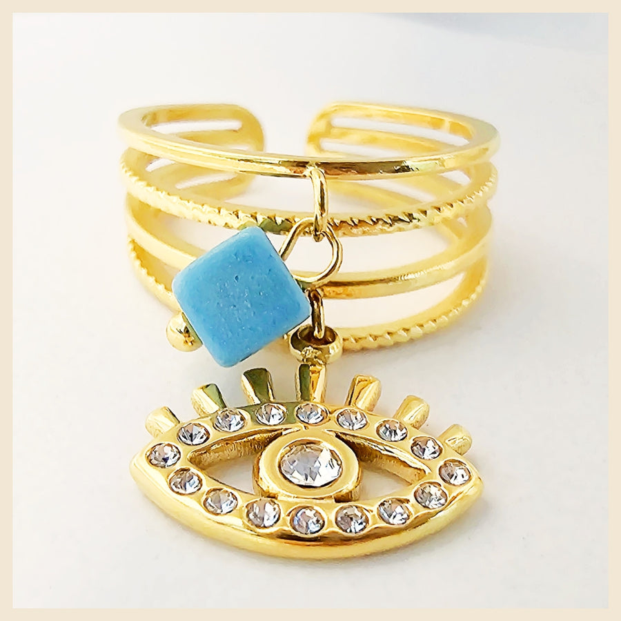 Lida Feroza Eye Ring