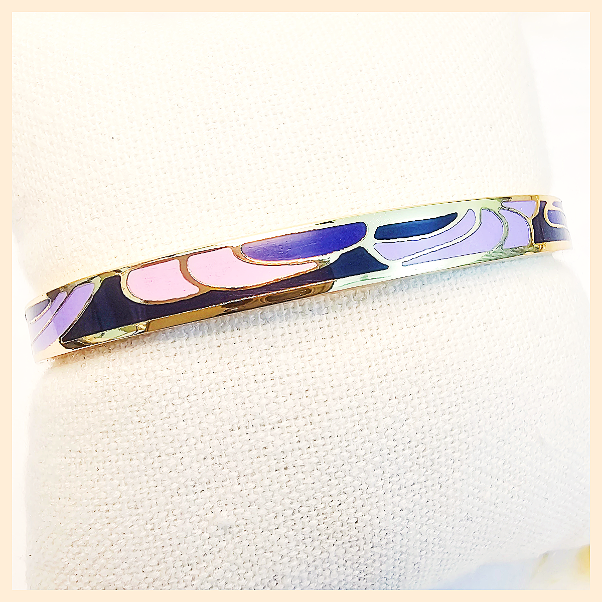 Blia Purple Enemal Bangle