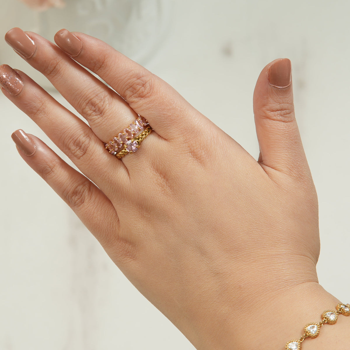 Lira Tennis Pink Ring