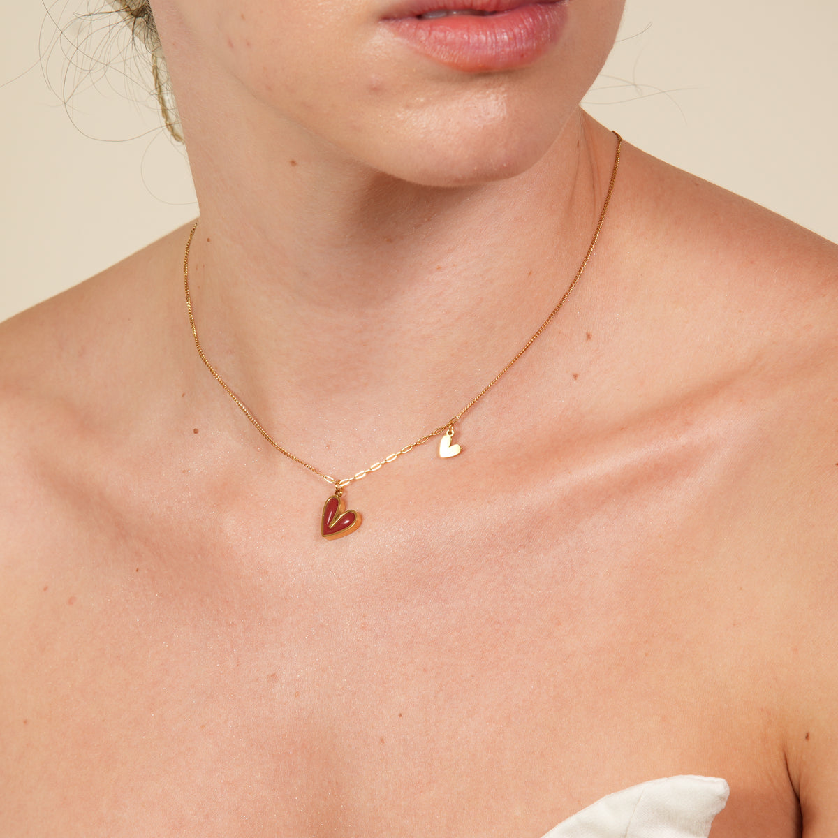 Hada 2 Hearts Necklace