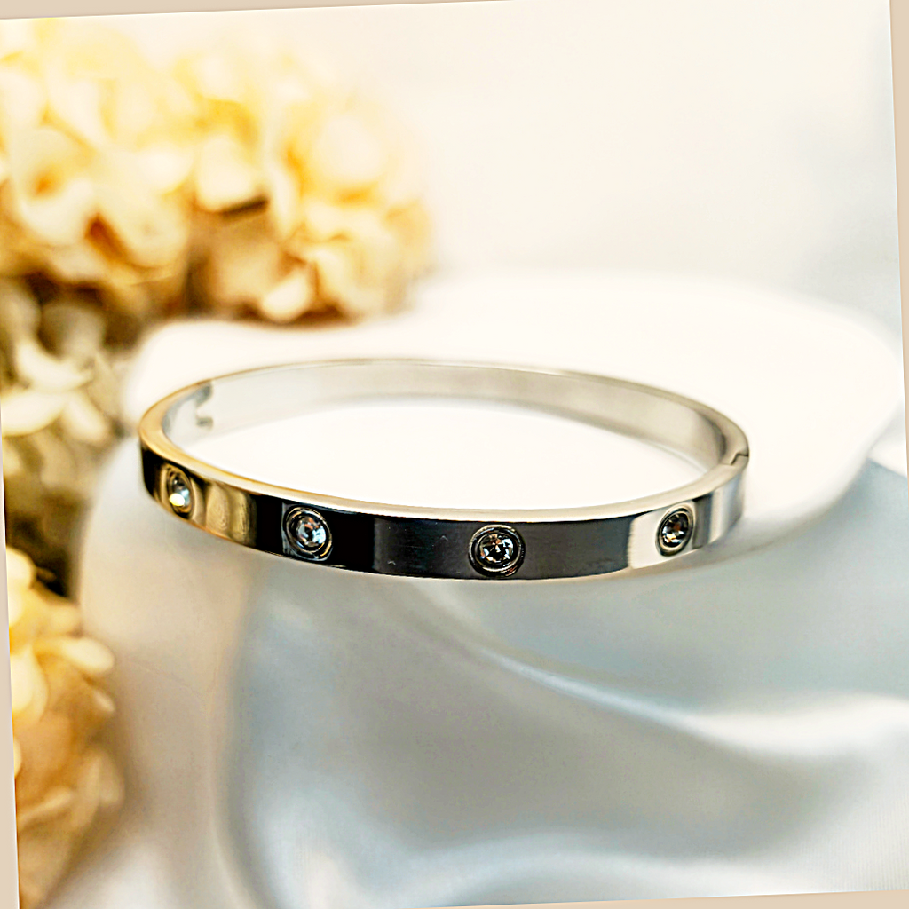 Alle Round Zircon Bangle