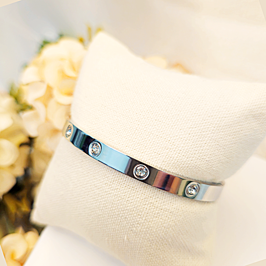 Alle Round Zircon Bangle