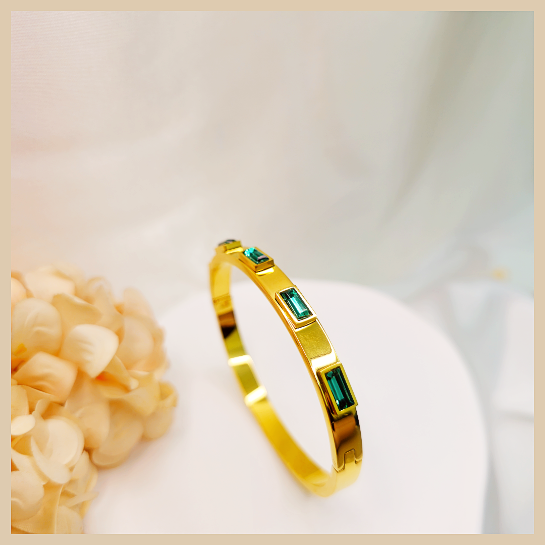 Baya Baguette Stones Bangle