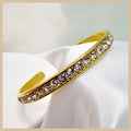 Gena Zirconia Open Bangle