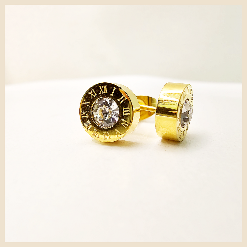 Arly Numeric Zircon Stud