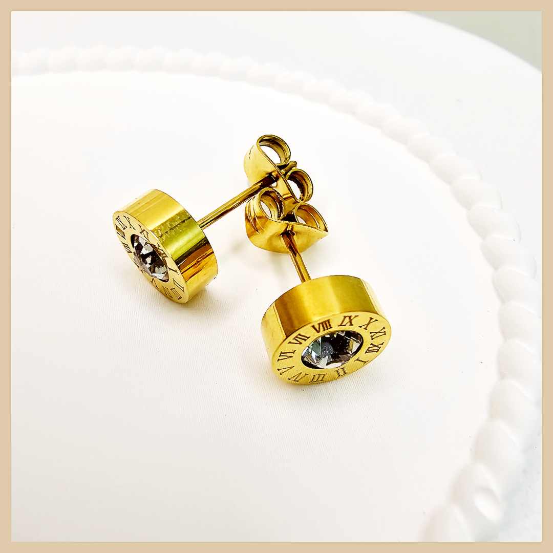 Arly Numeric Zircon Stud