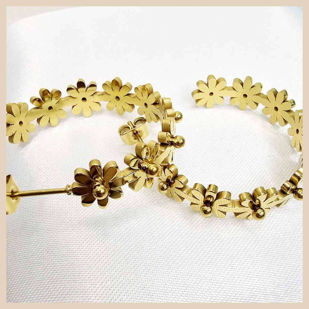 Ersa Sun Flower Earings