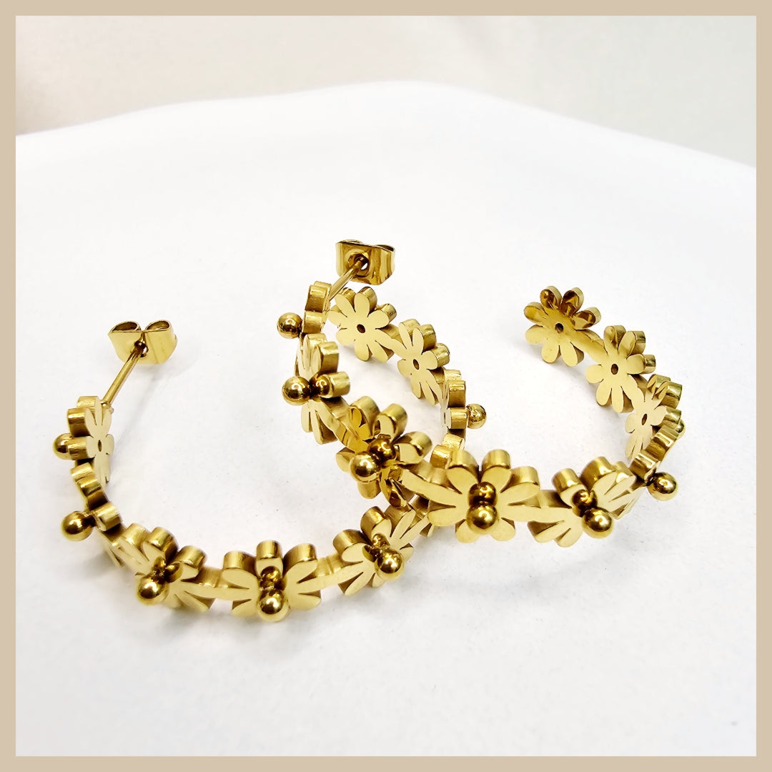Ersa Sun Flower Earings