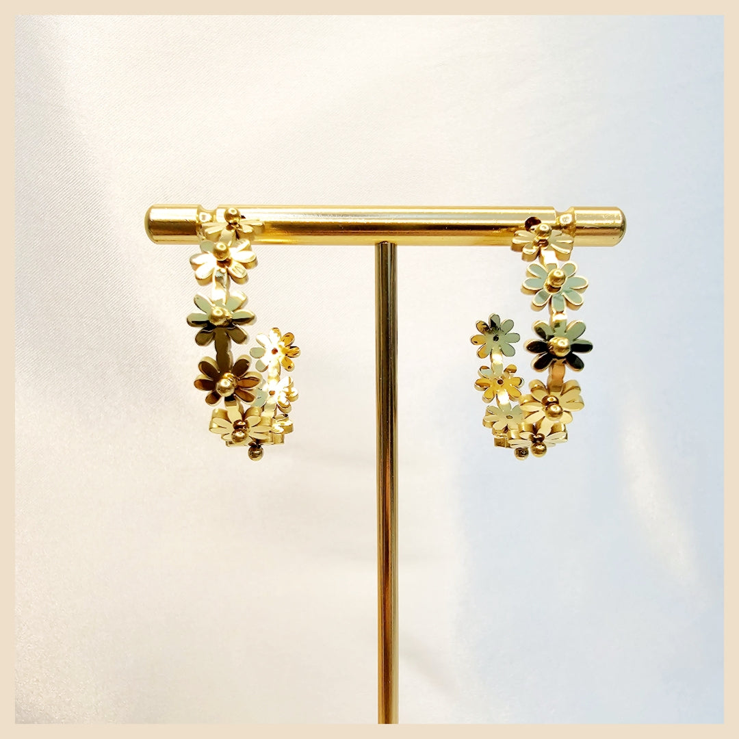 Ersa Sun Flower Earings