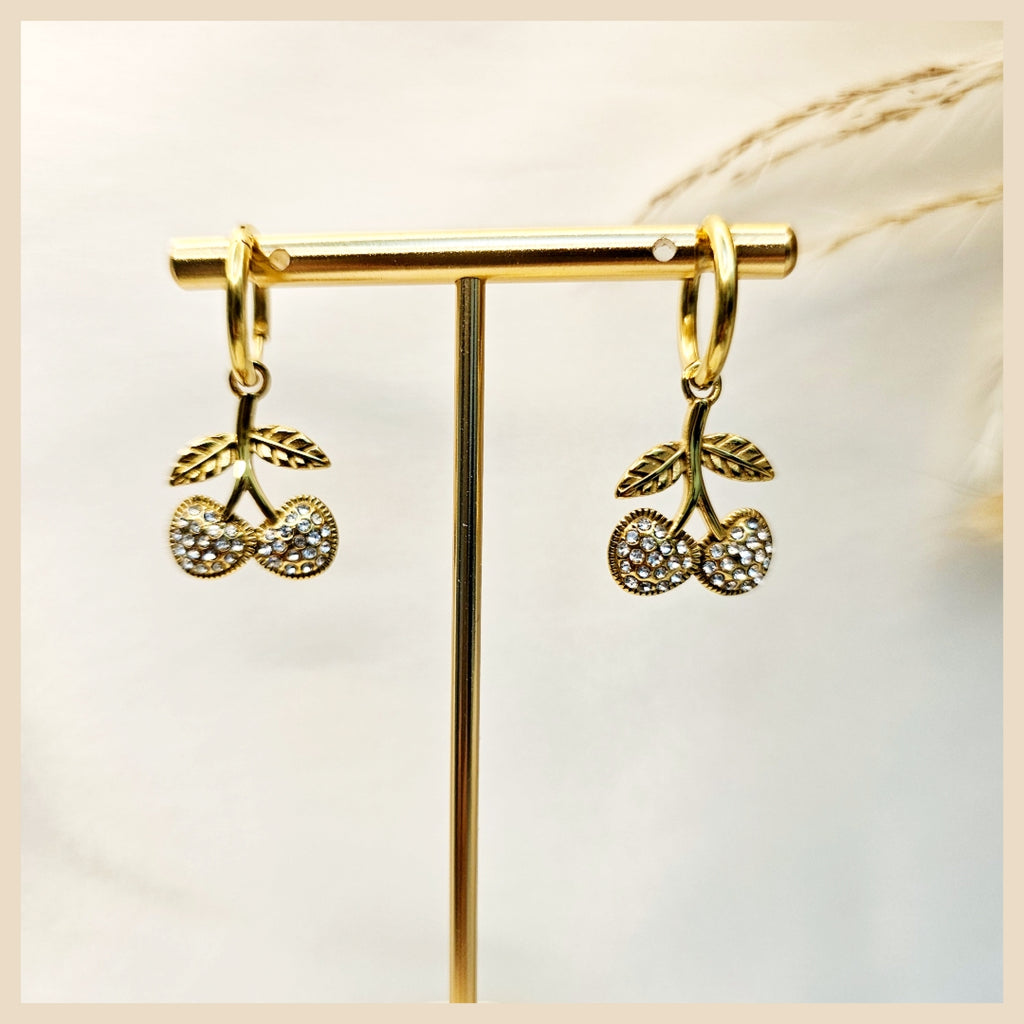 Erma Cherry Zirconia Earings