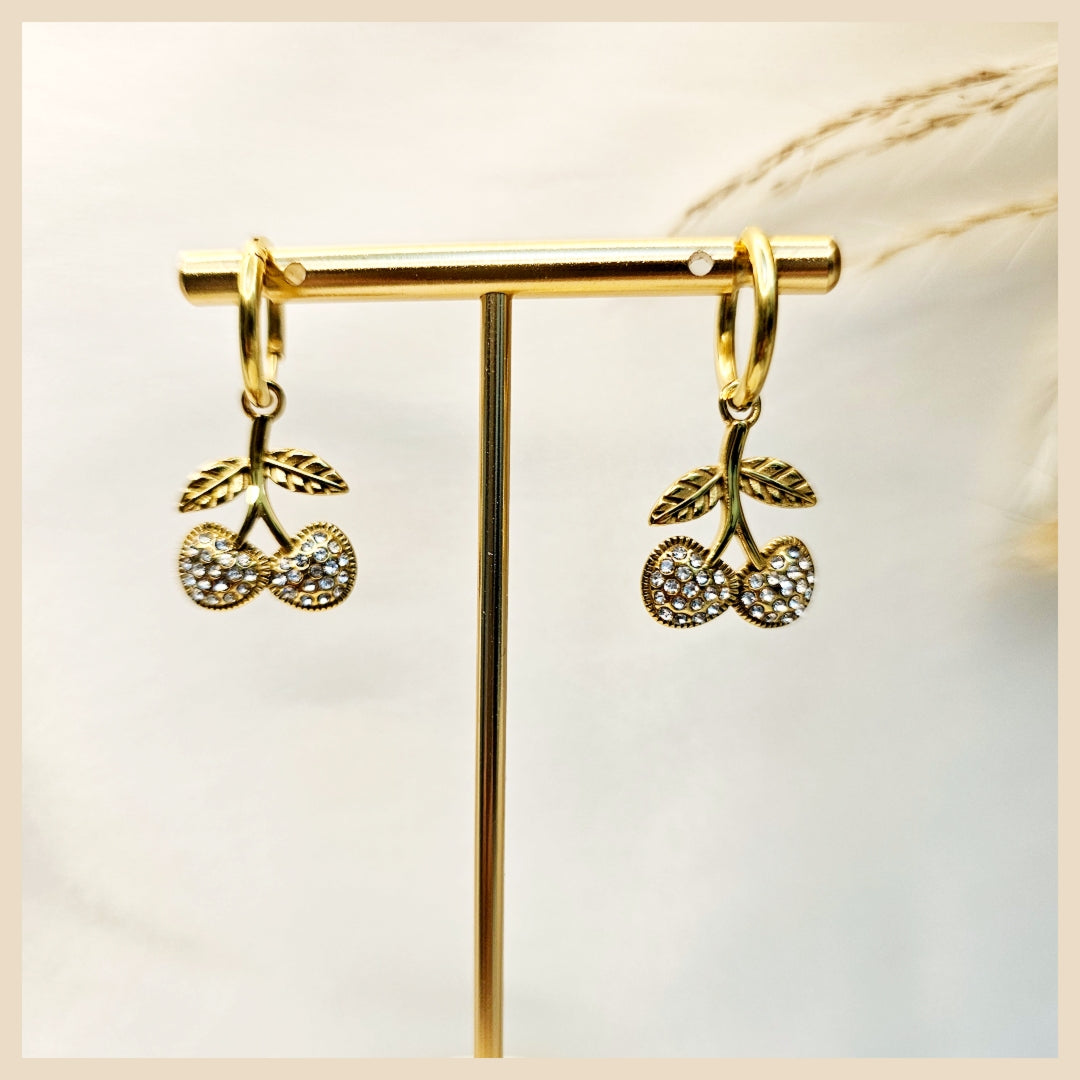 Erma Cherry Zirconia Earings
