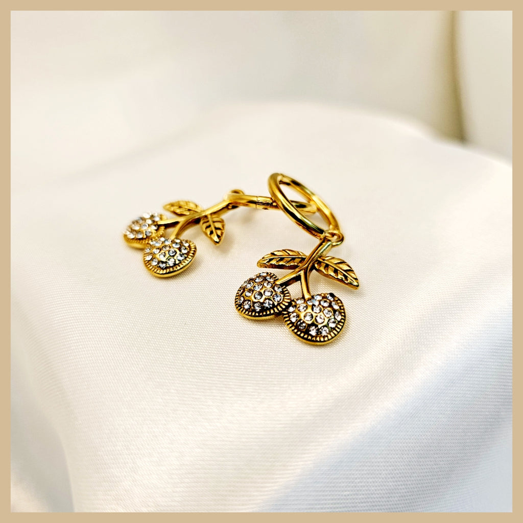 Erma Cherry Zirconia Earings
