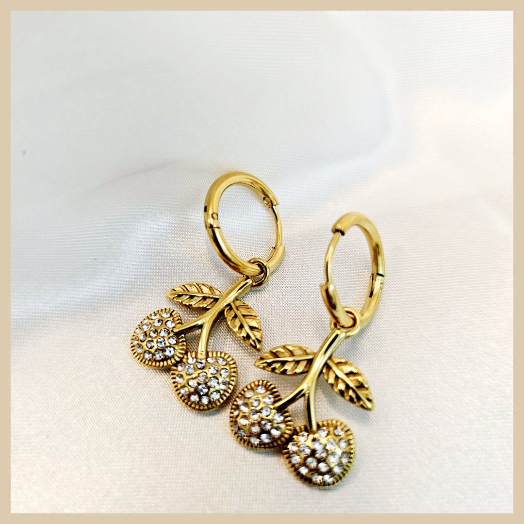 Erma Cherry Zirconia Earings