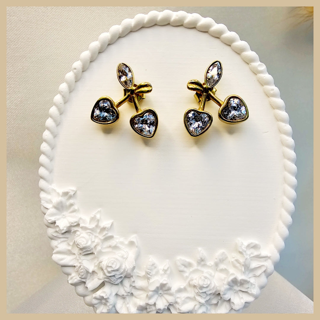 Enya Zircon Cherry Earings