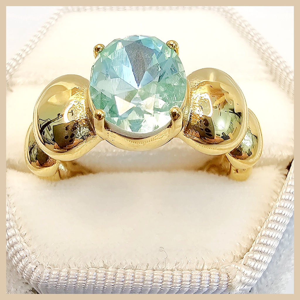 Iola Aqua Water Ring