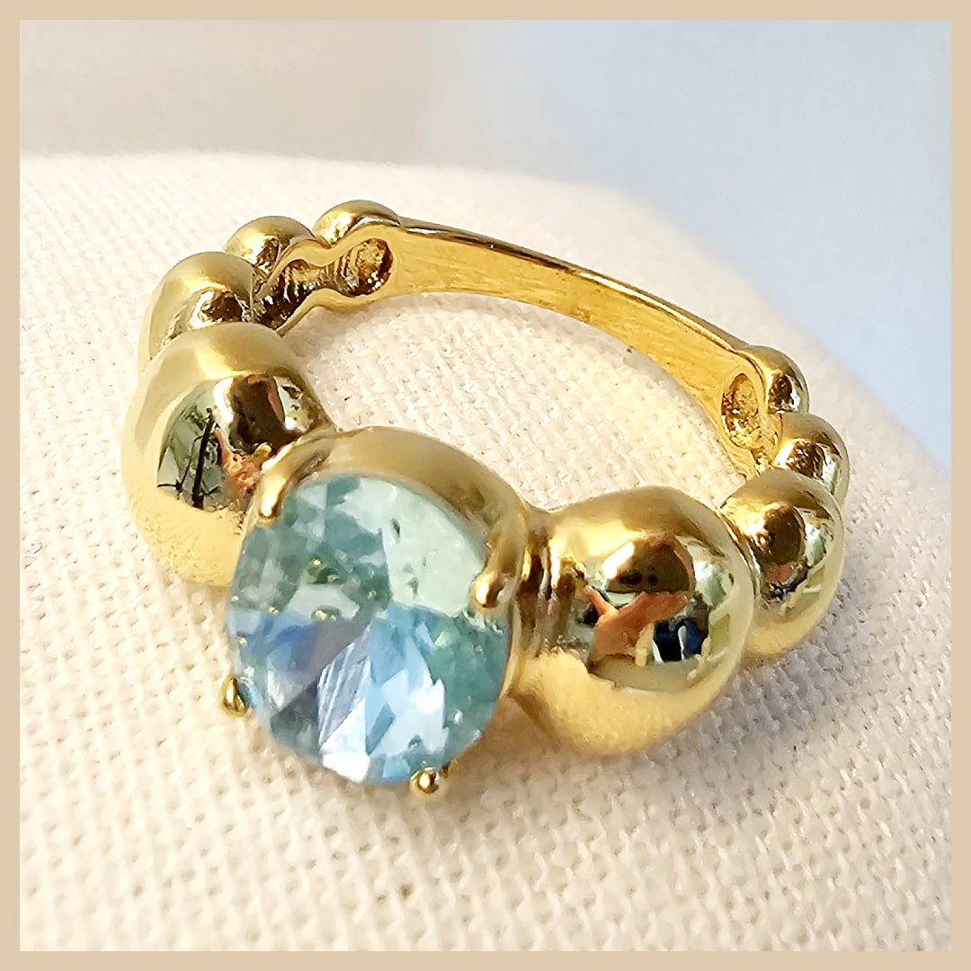 Iola Aqua Water Ring