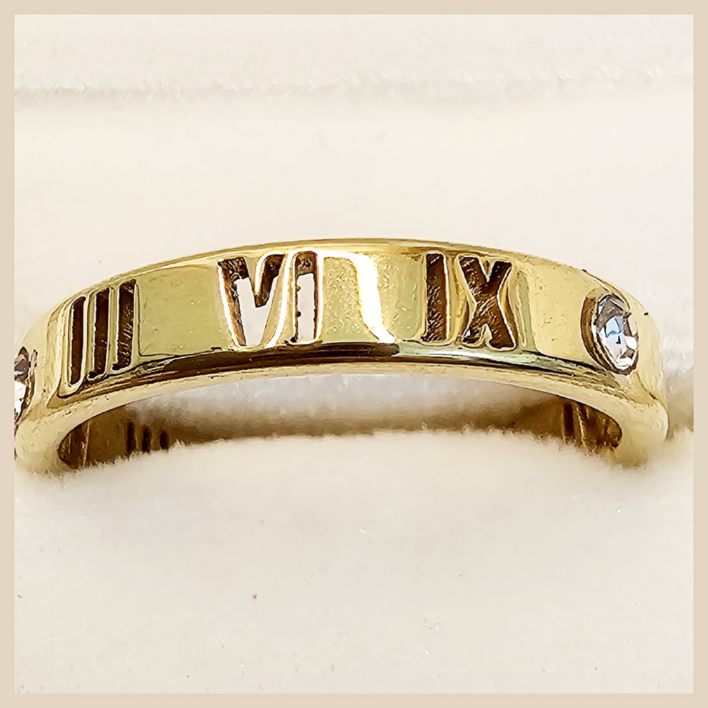 Anke Roman Numeral Ring