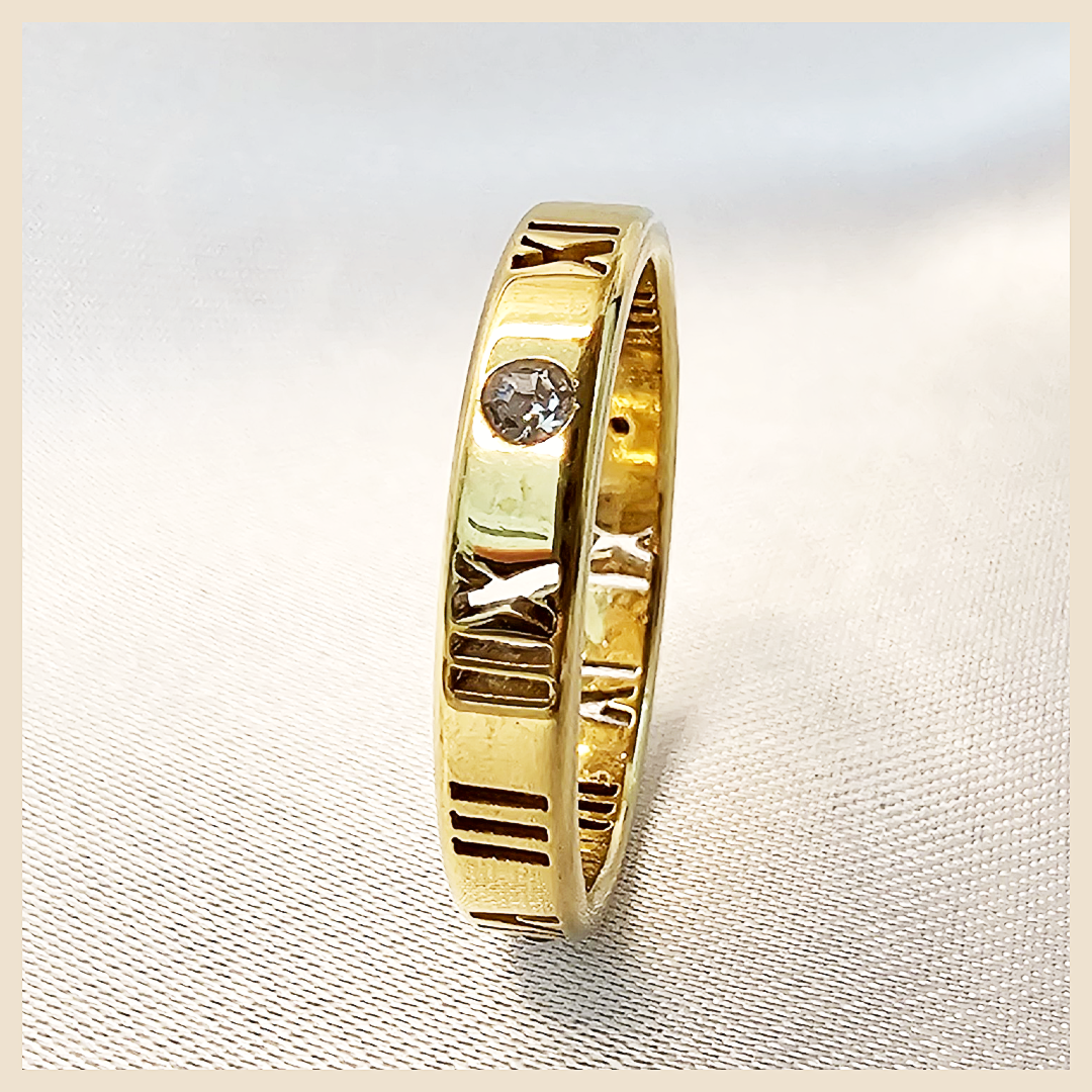 Anke Roman Numeral Ring