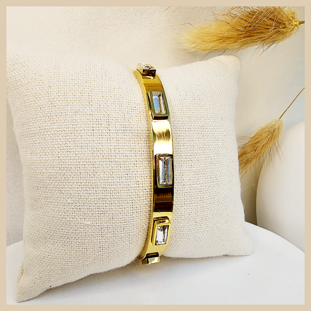 Baya Baguette Stones Bangle