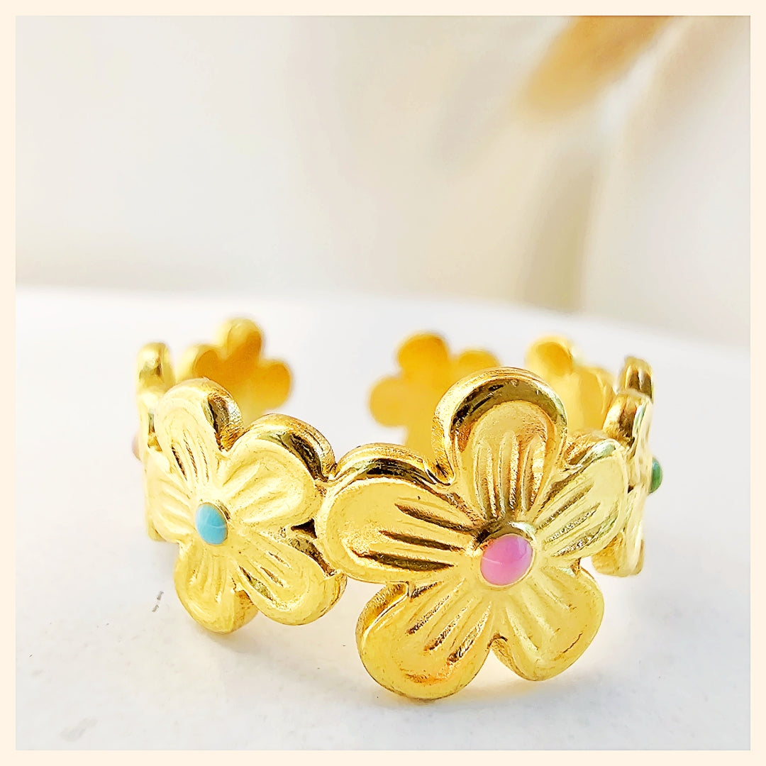 Jeri Flower Ring