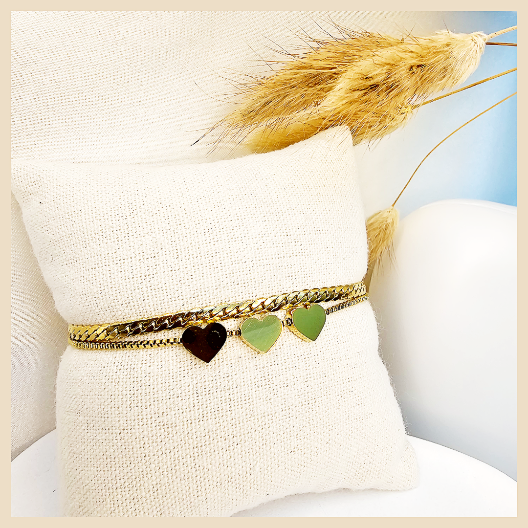 Aura 3 Hearts Bracelet