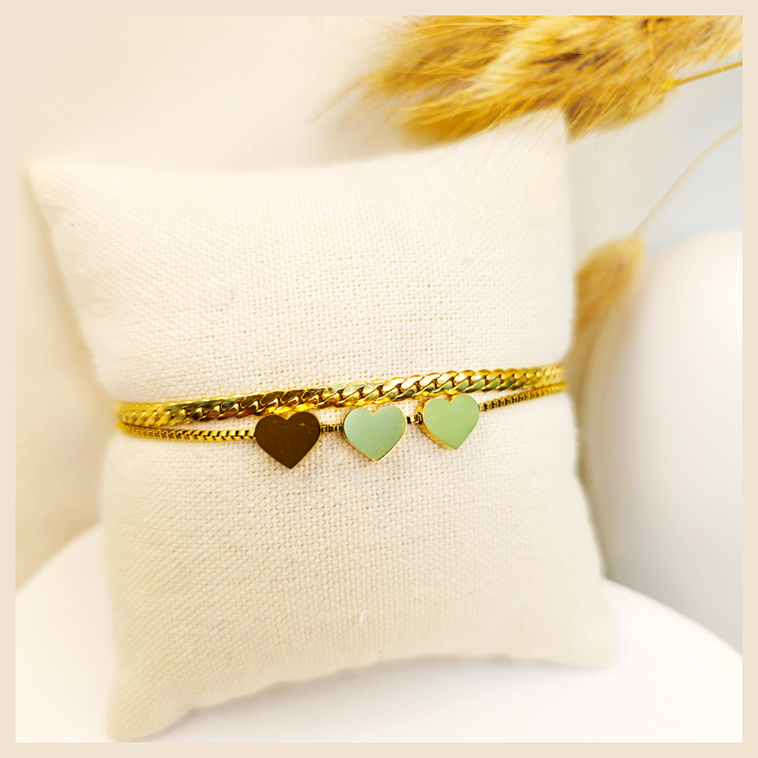 Aura 3 Hearts Bracelet