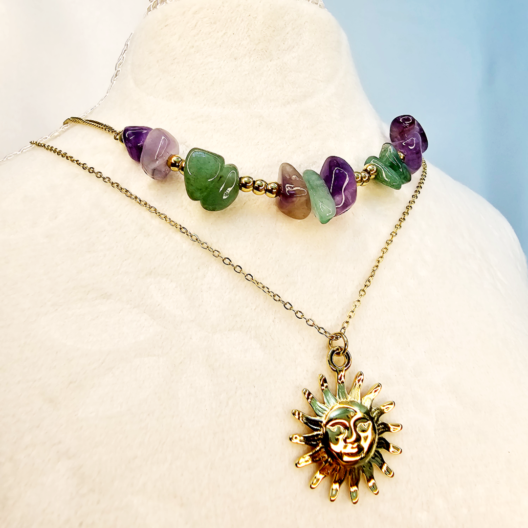 Eara Sun Beaded Necklace