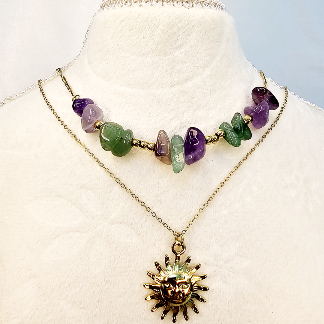 Eara Sun Beaded Necklace