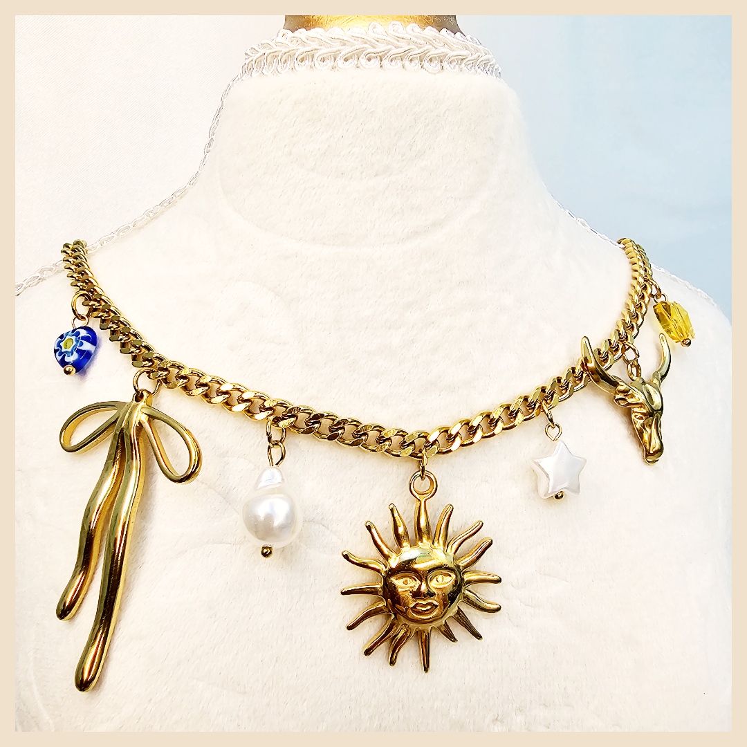 Alva Sun Necklace