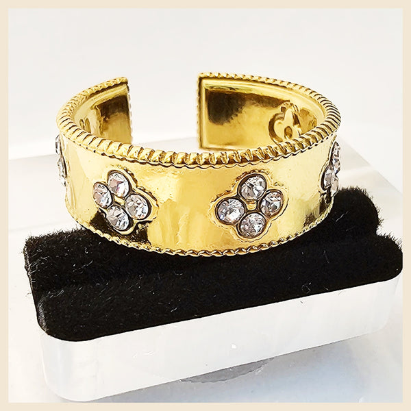 Lela Clover Open Ring