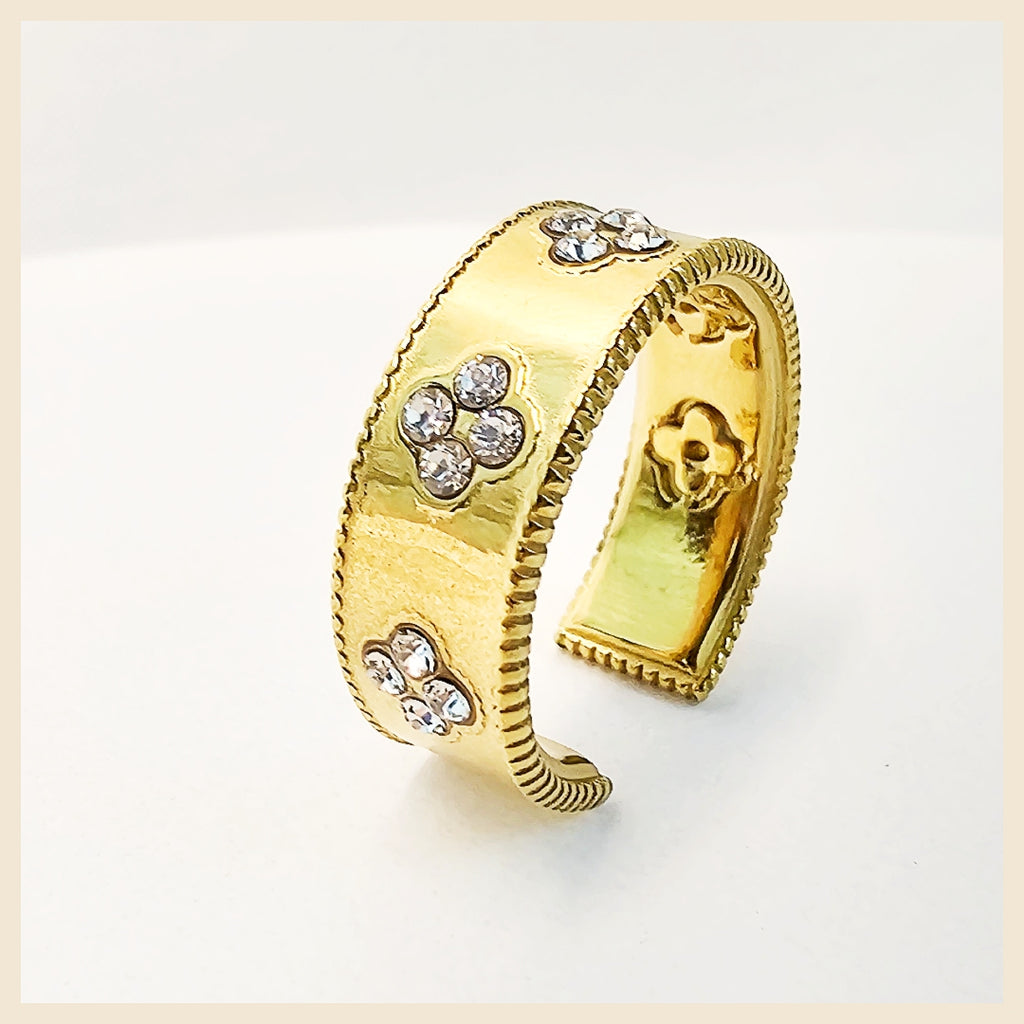 Lela Clover Open Ring
