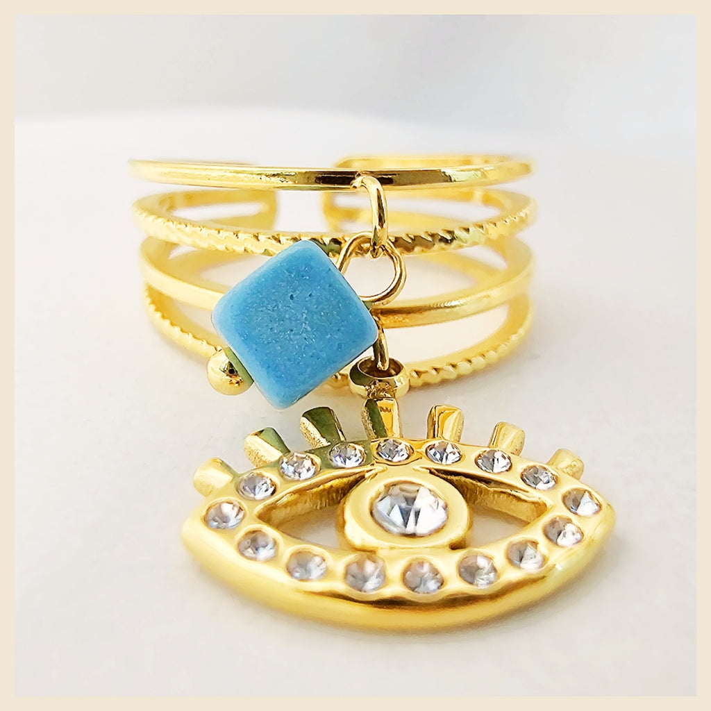 Lida Feroza Eye Ring