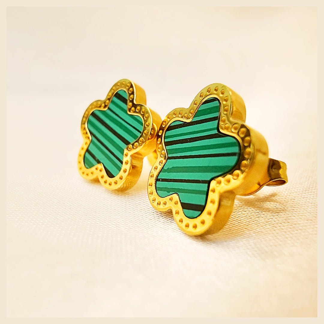 Lora Flower Clover Earings