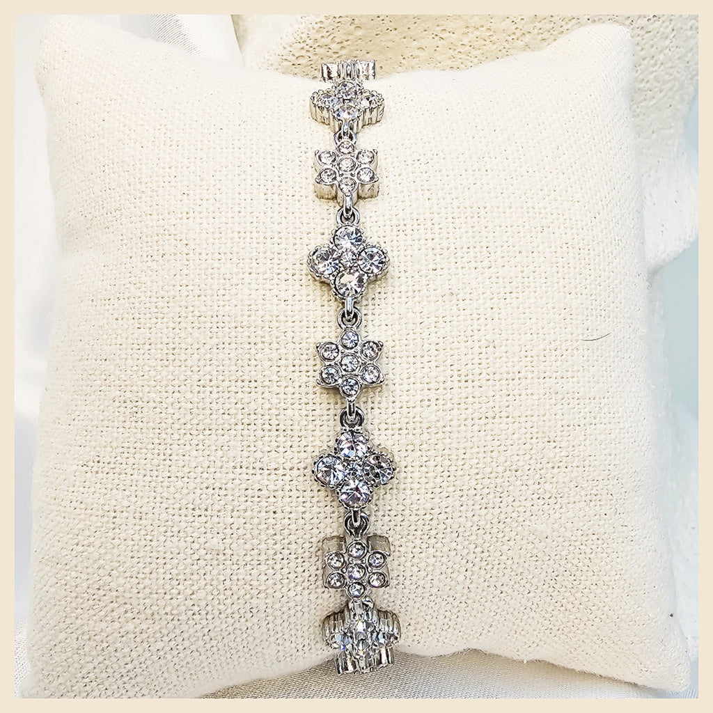 Leda Clover X Flower Bracelet
