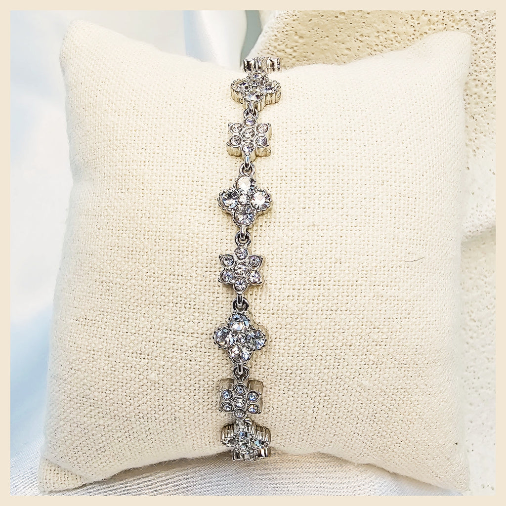 Leda Clover X Flower Bracelet