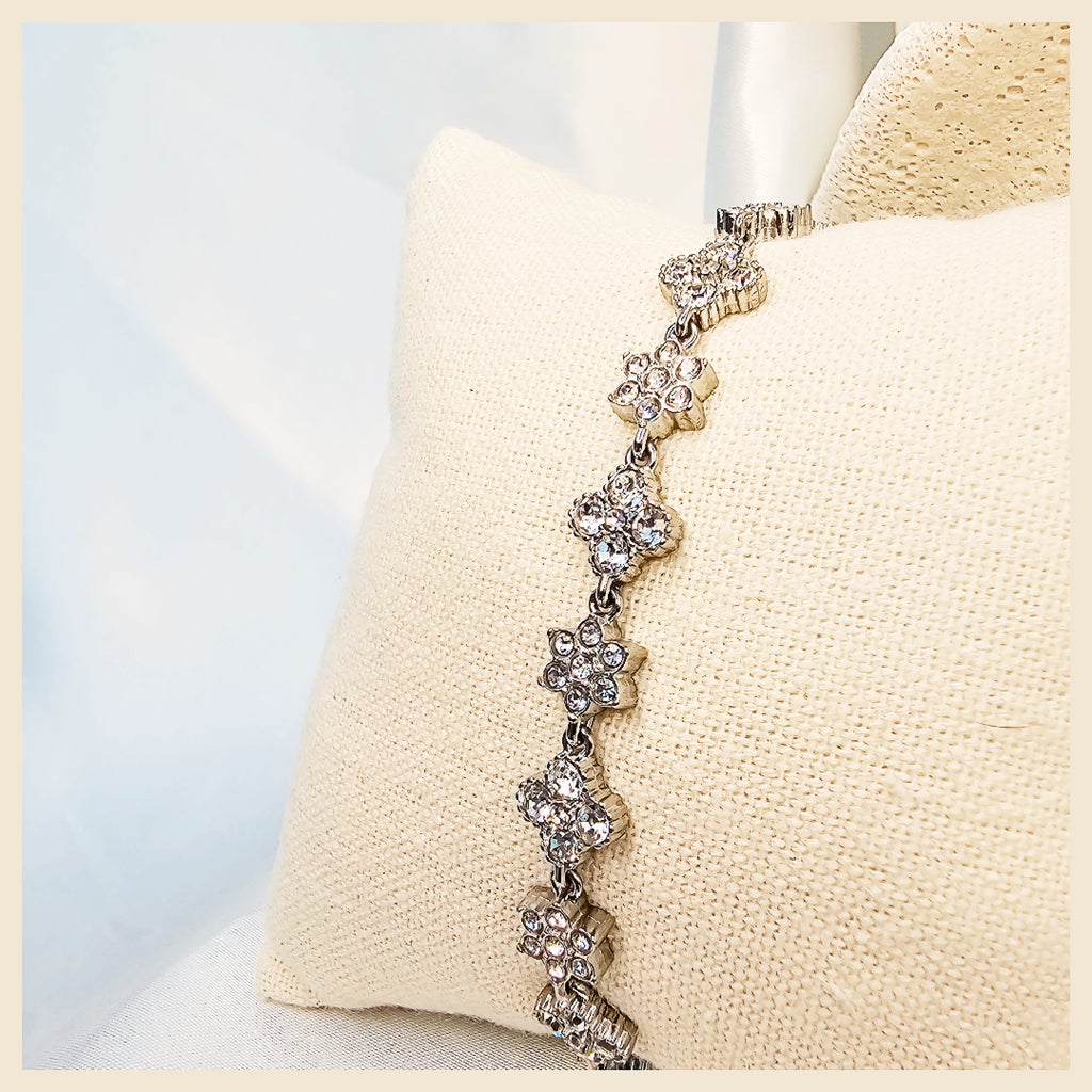 Leda Clover X Flower Bracelet