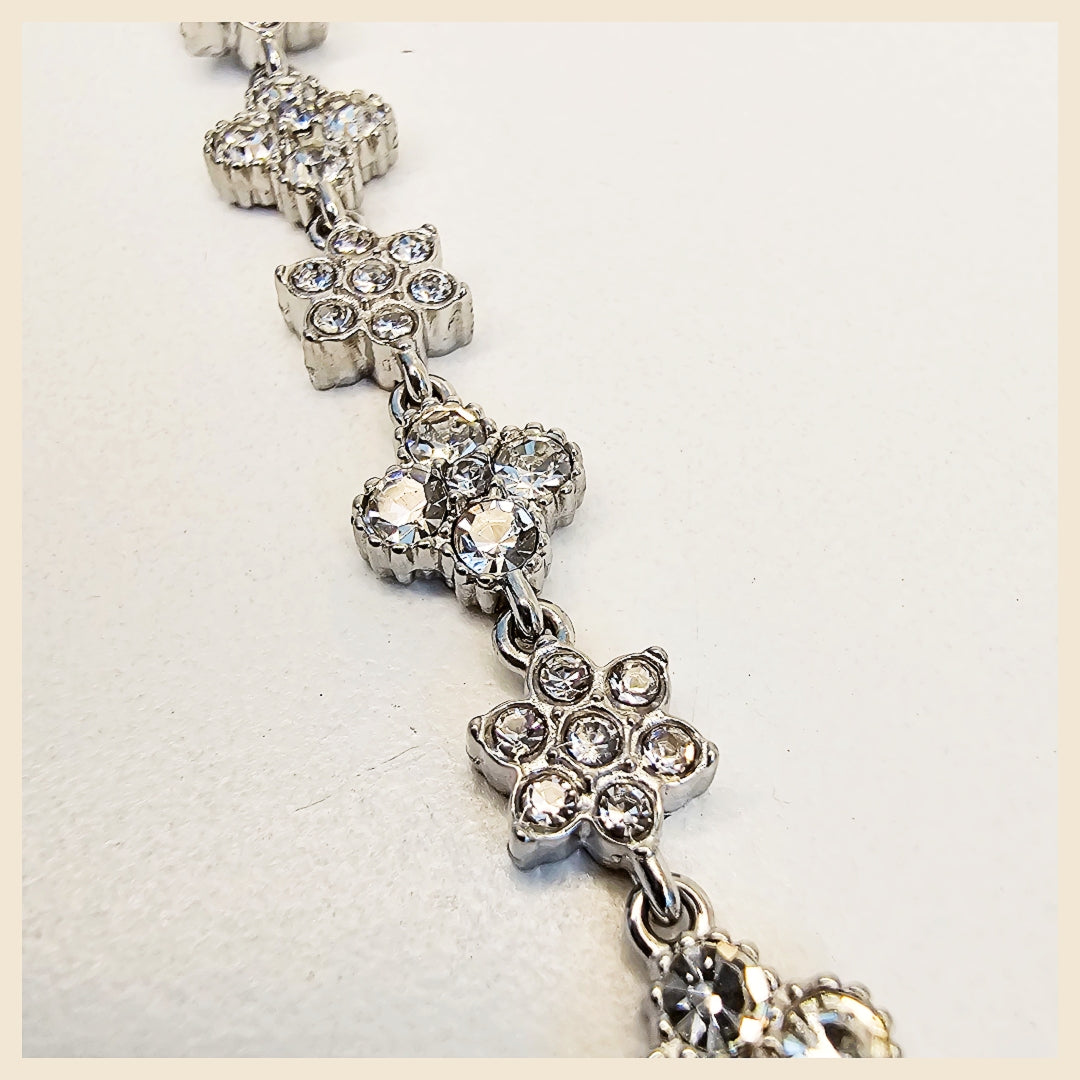 Leda Clover X Flower Bracelet