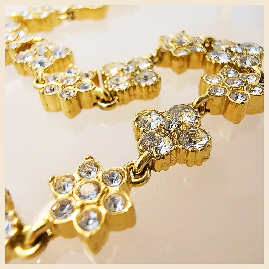 Leda Clover X Flower Bracelet