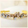 Kace Zircon Cut Bangle