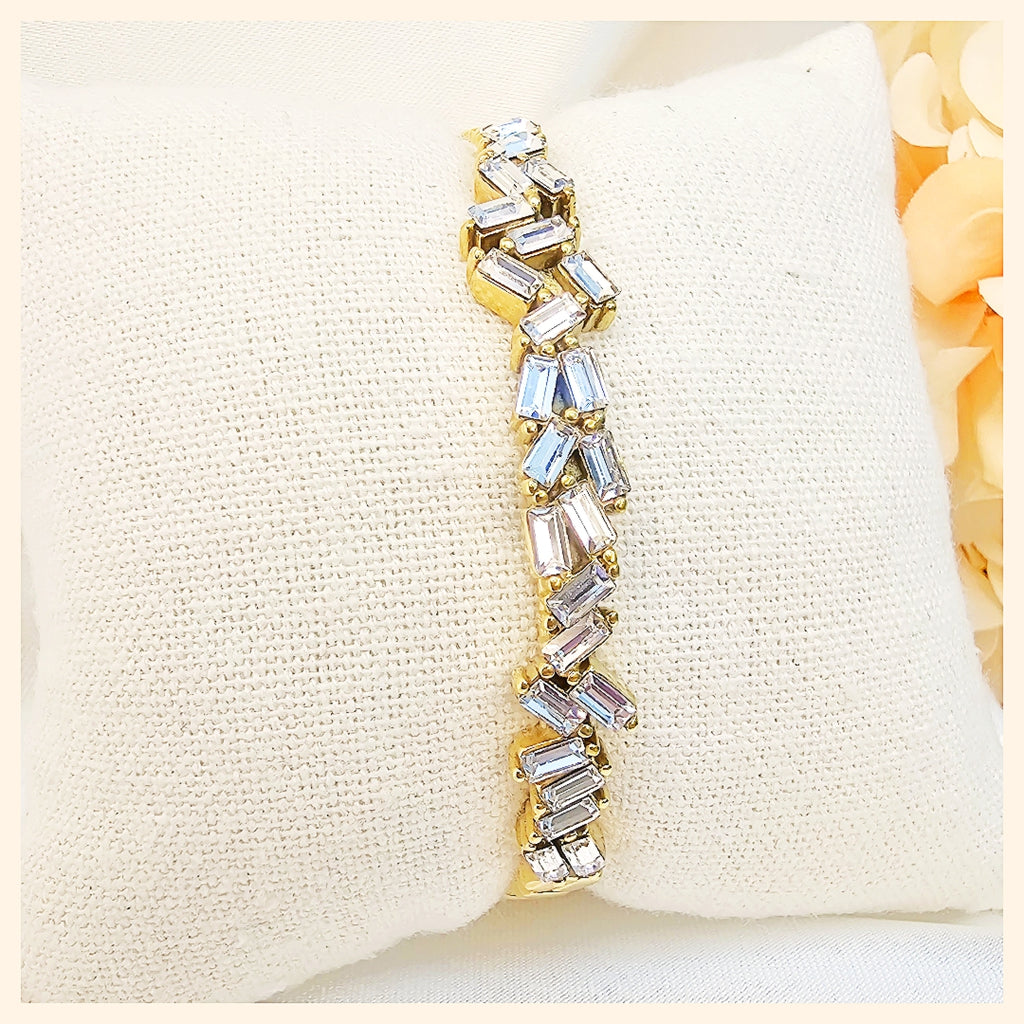 Kace Zircon Cut Bangle