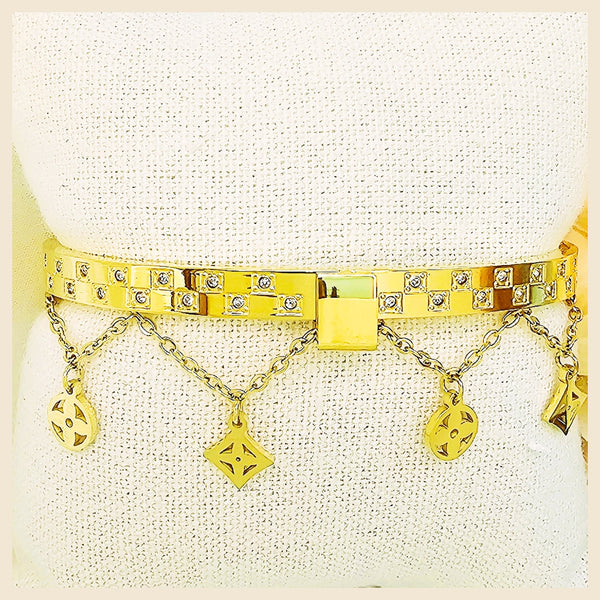 Lyla Hanging Charms Bangle