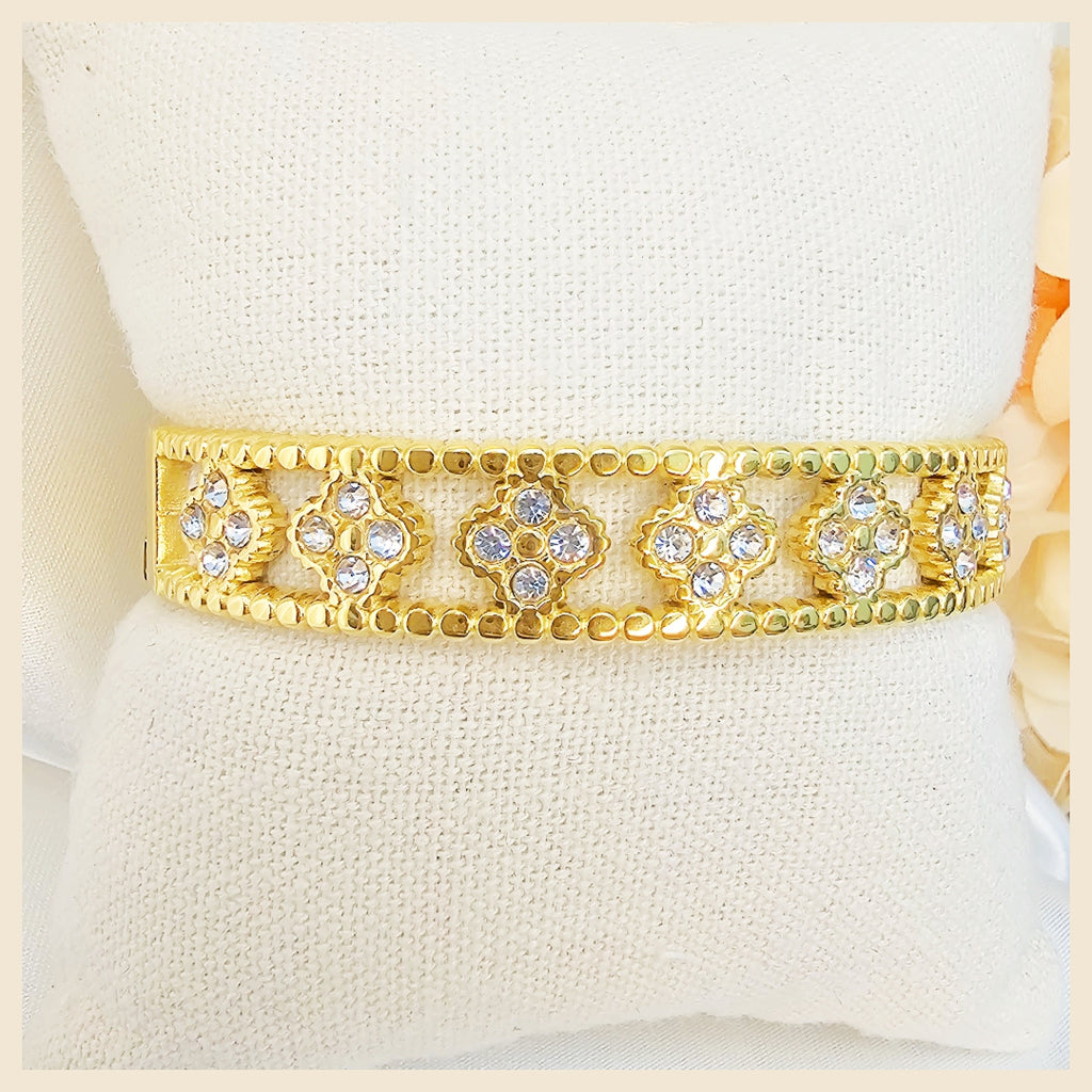Leja All Zircon Bangle