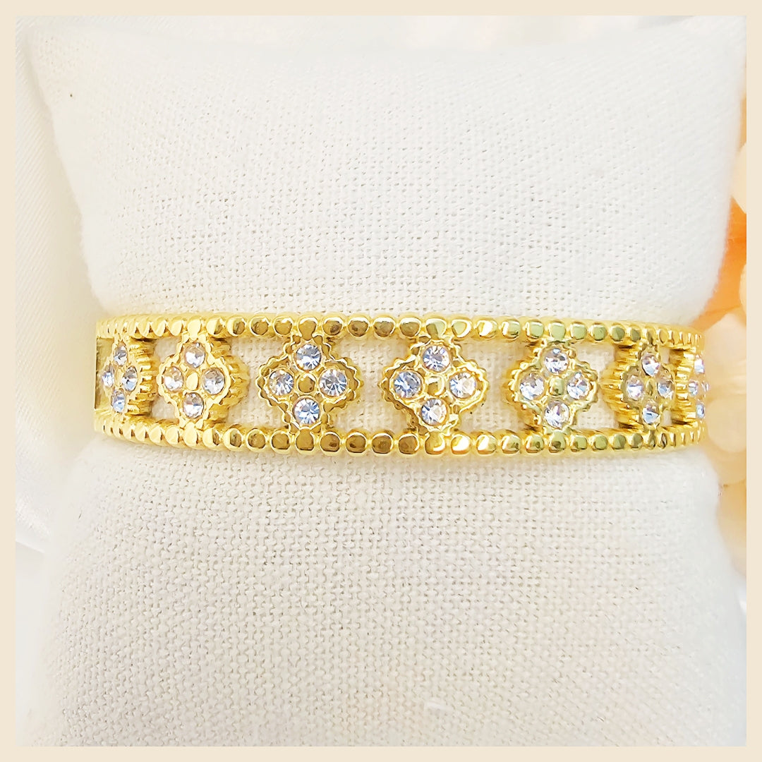 Leja All Zircon Bangle