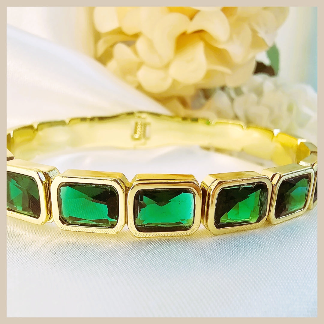 Elen Vintage Zircon Bangle