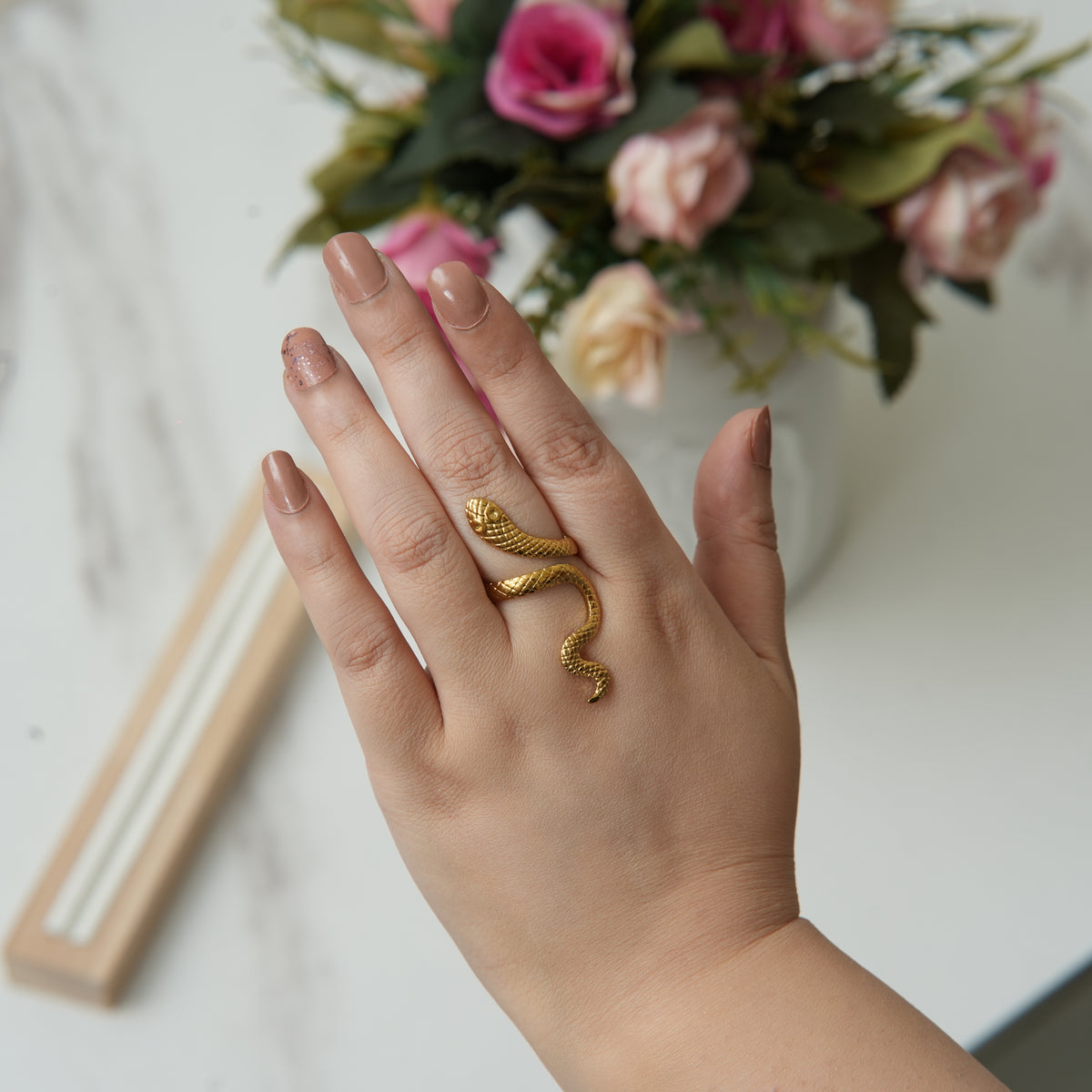 Ania Snake Ring