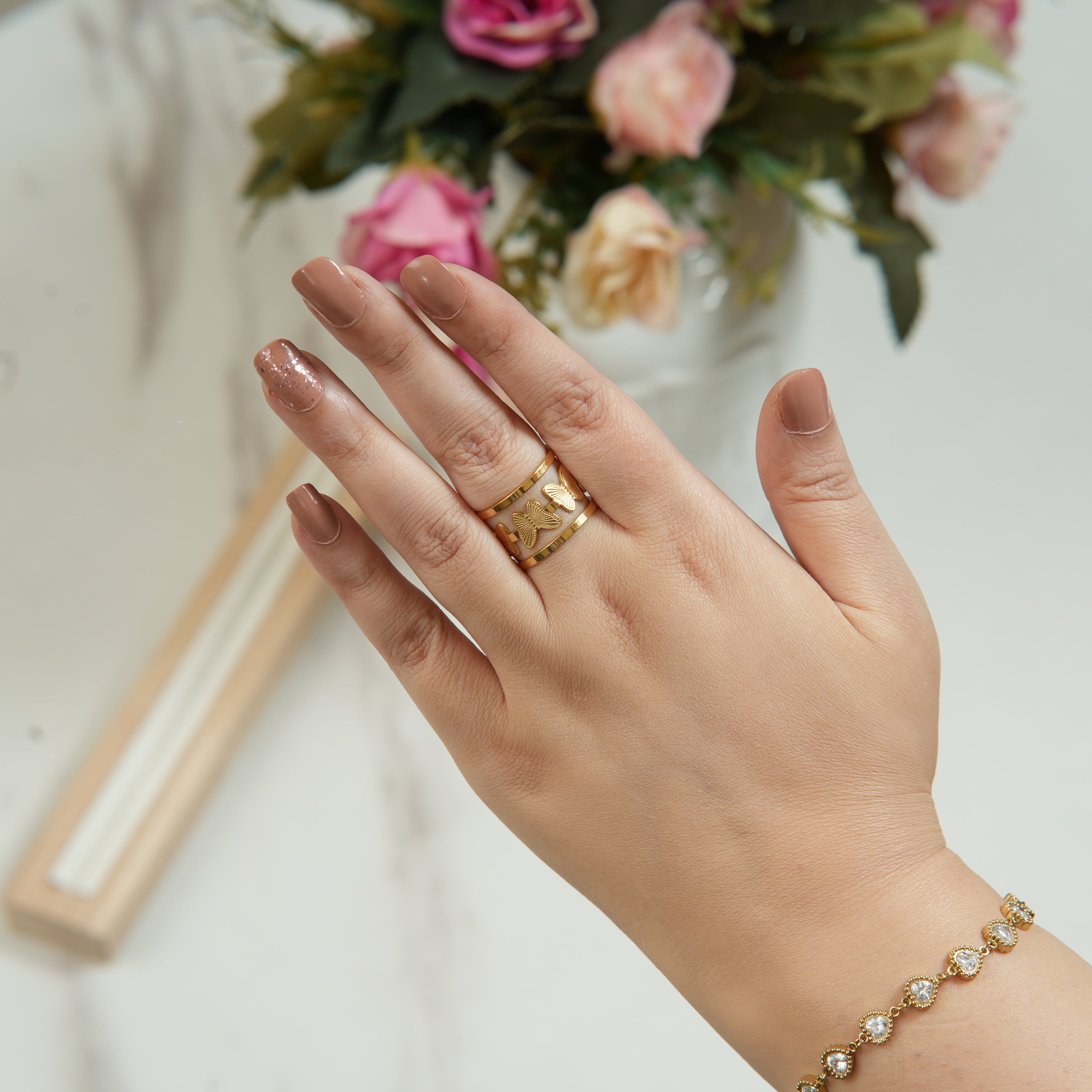 Saira Butterfly Ring