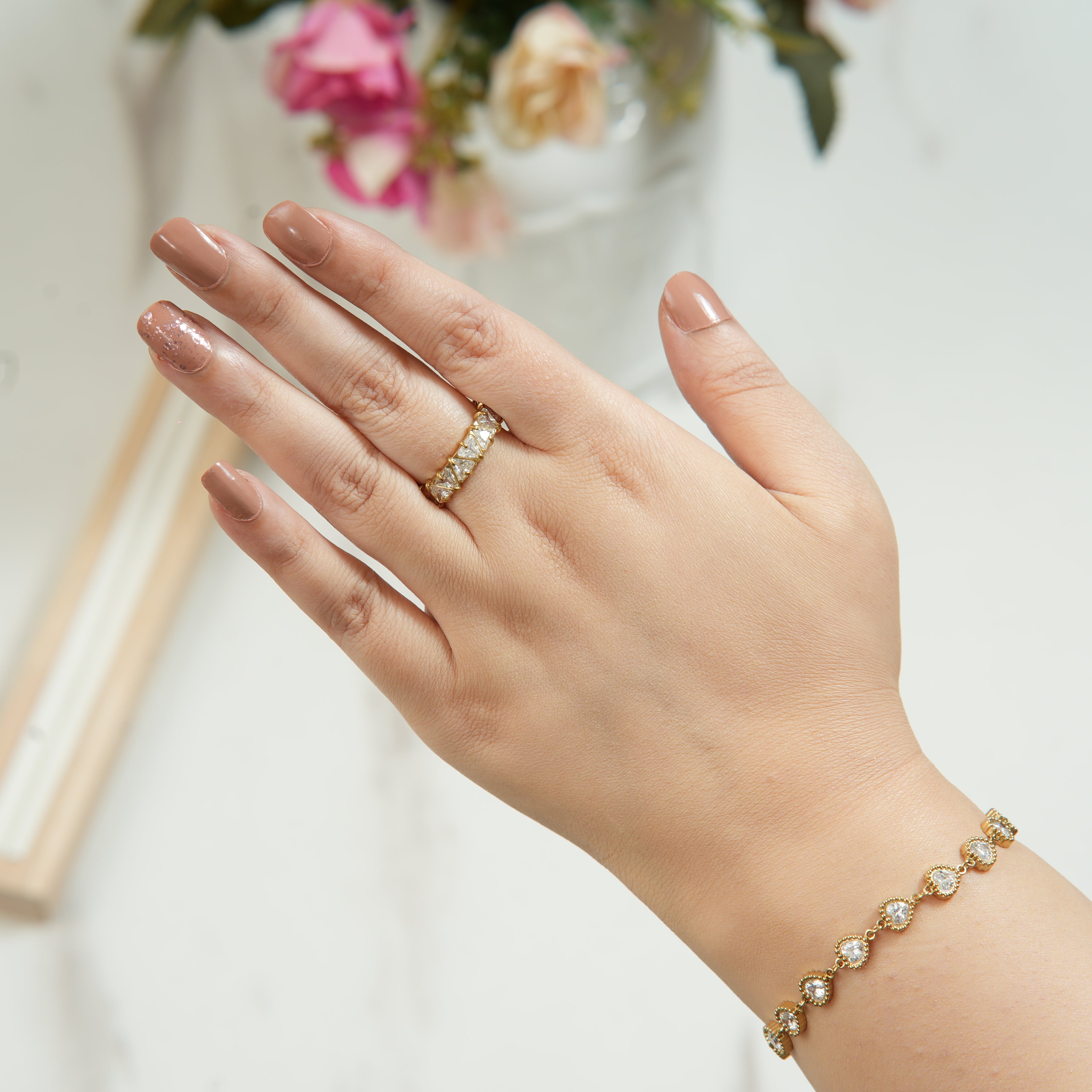 Idra Tri Zircon Ring