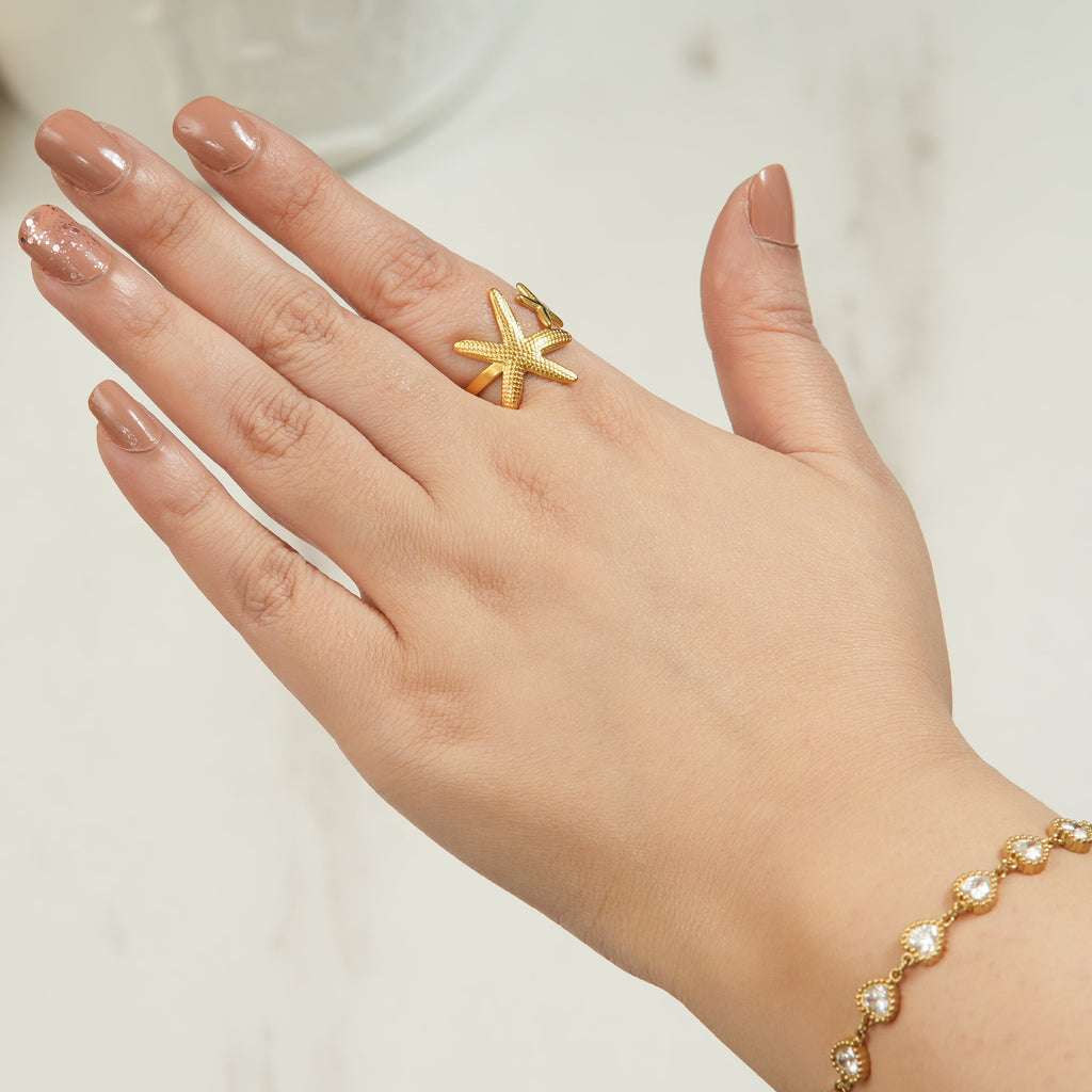 Jina Star Fish Ring
