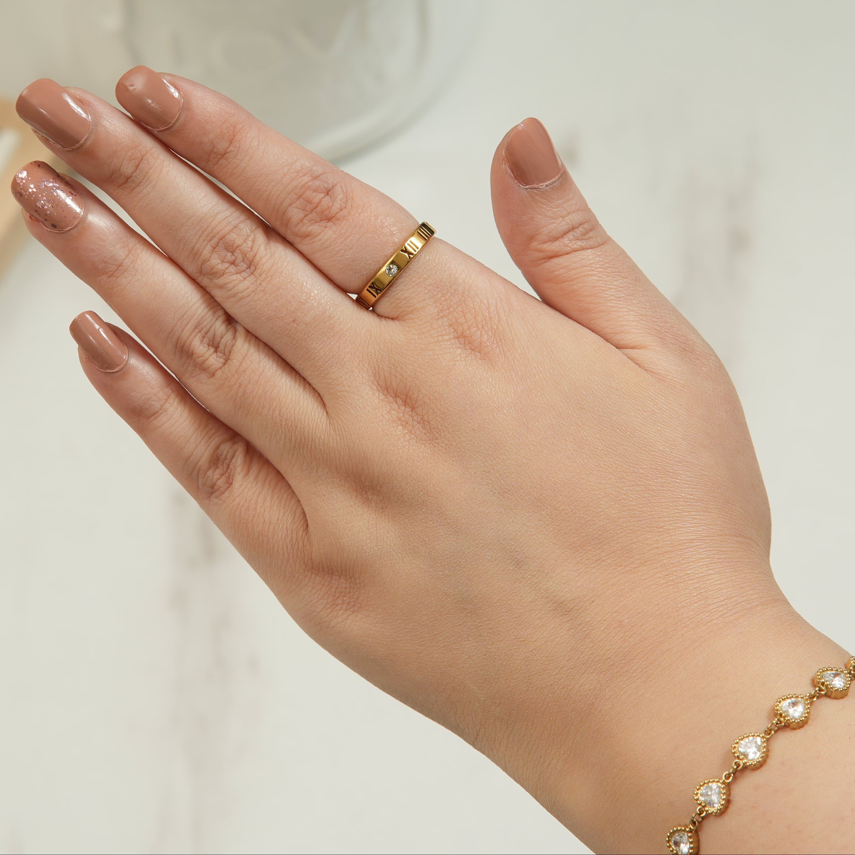 Anke Roman Numeral Ring