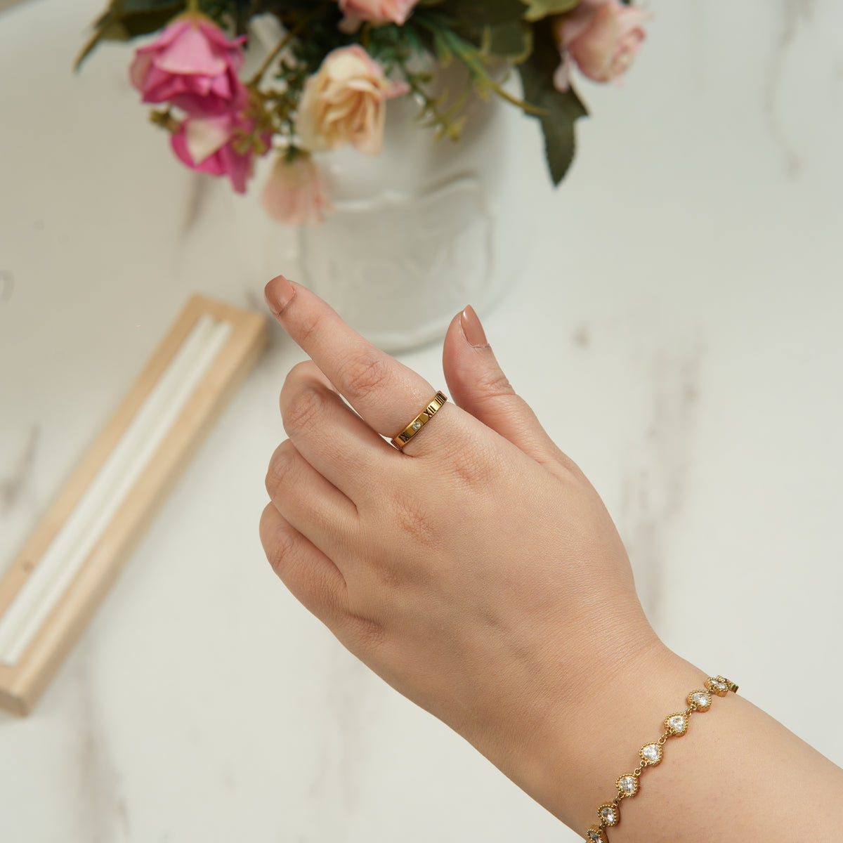 Anke Roman Numeral Ring